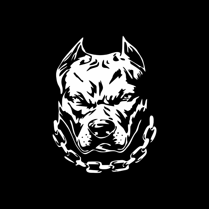Motorcycle Gear For Dogs - Divertente adesivo per auto impermeabile con