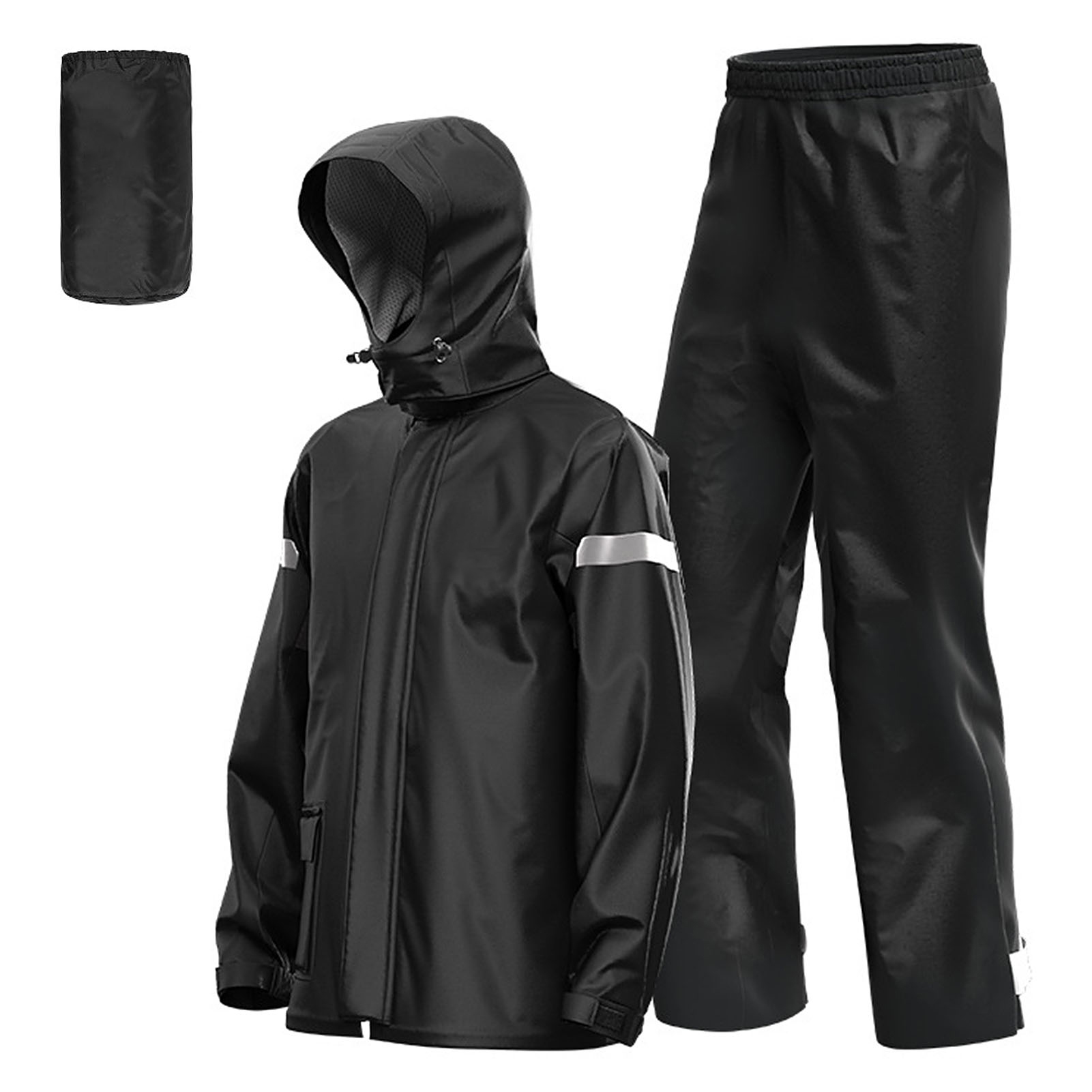 Motorcycle Gear Full Set - Completo Antipioggia per Moto da Uomo,