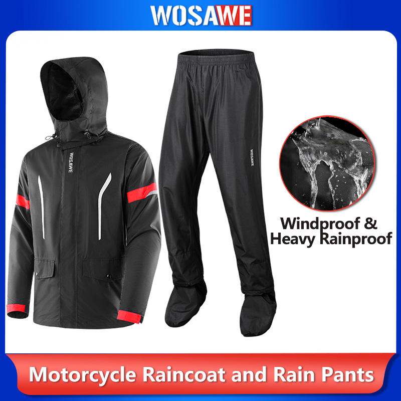 Motorcycle Gear Full Set - Completo Impermeabile da Moto WOSAWE per