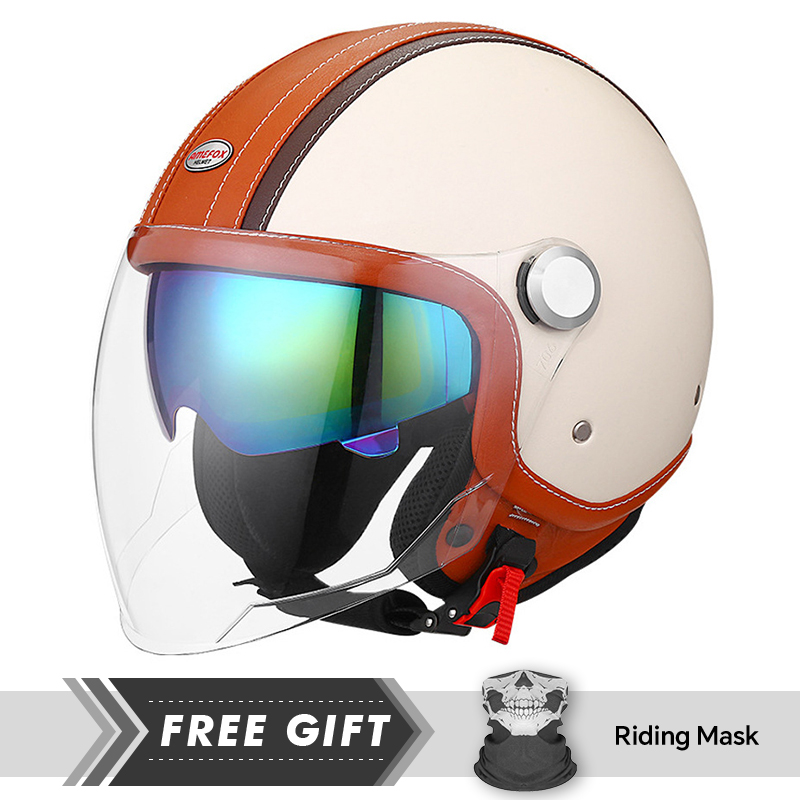 Motorcycle Gear In Store - Caschi da moto aperti originali bianchi