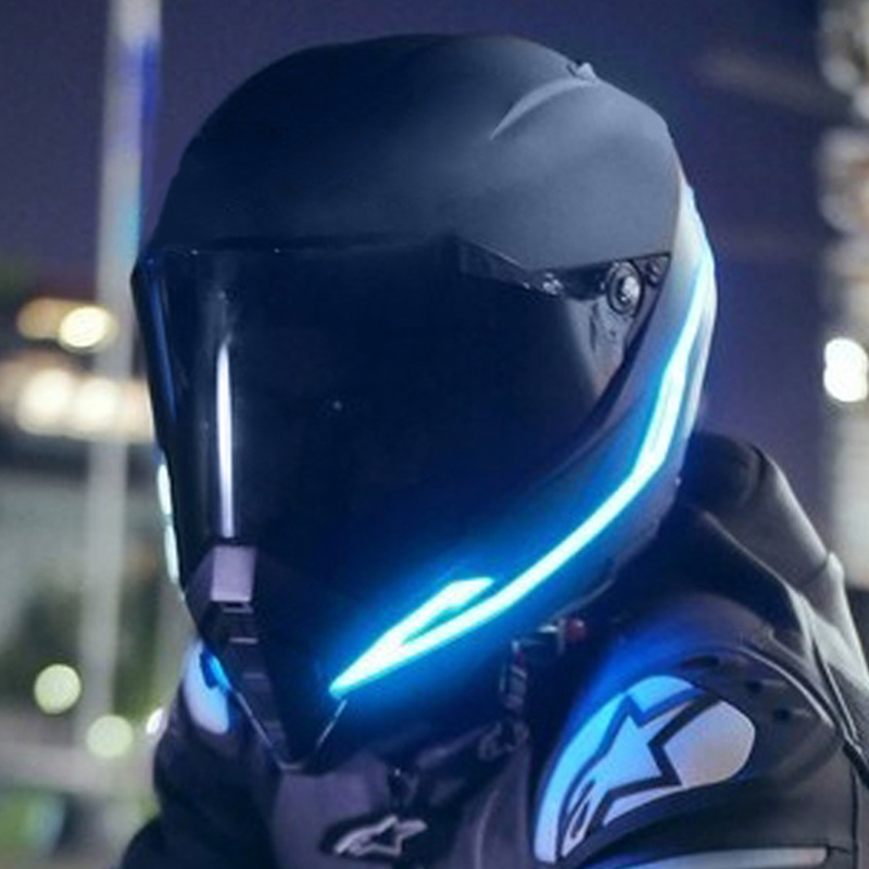 Motorcycle Gear For Men - 2 pz casco moto luce segnale