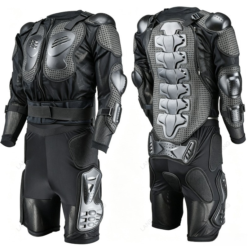 Motorcycle Gear Full Set - Set Giacca e Pantaloni Protettivi per