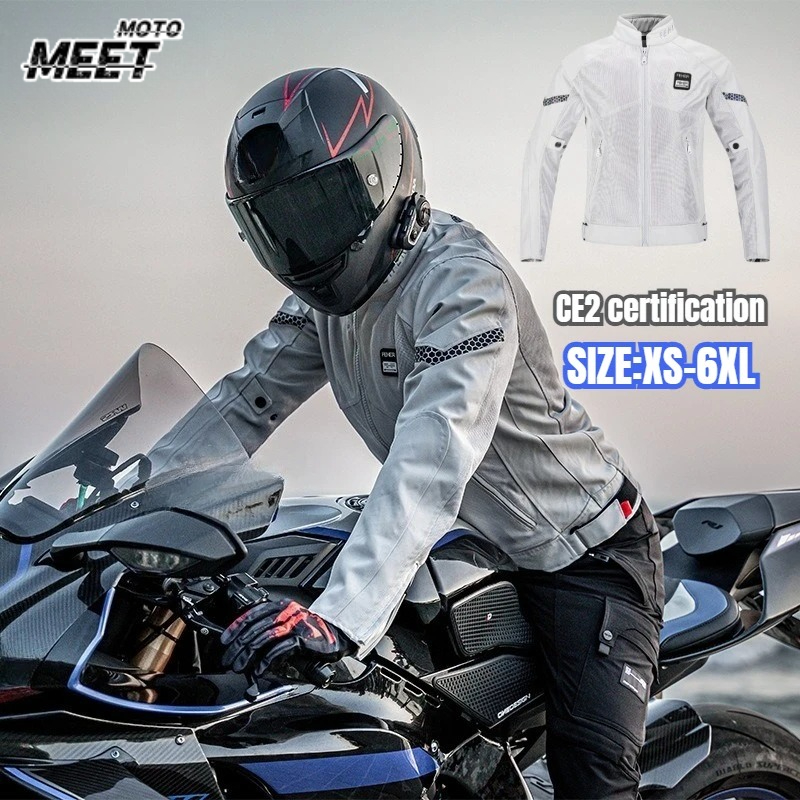 Motorcycle Gear Outfit - Giacca da Moto Estiva in Rete