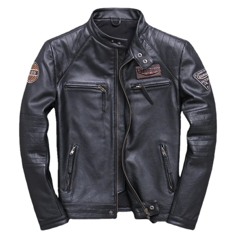 Riding Jacket Leather - Giacche da motociclista alla moda giacca