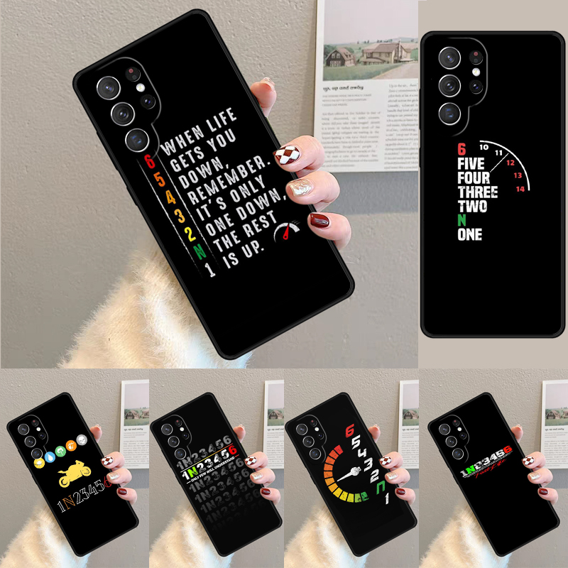 Motorcycle Gear Quotes - Custodia per telefono in silicone a