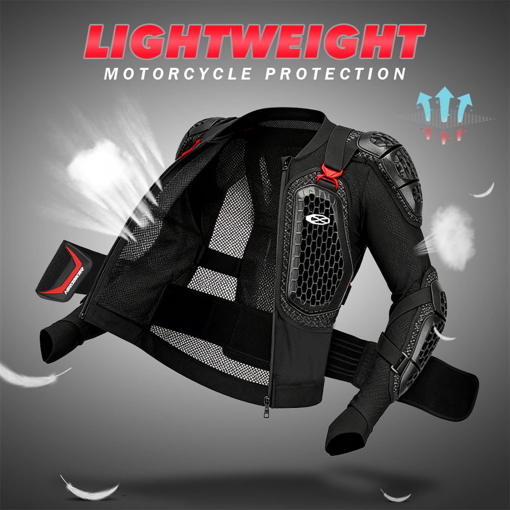 Motorcycle Gear For Men - Giacca Moto Estiva Traspirante con Protezione