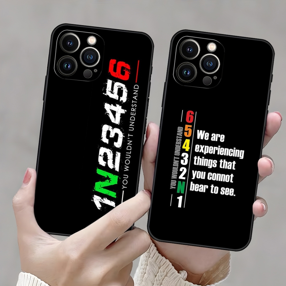Motorcycle Gear Quotes - 1N23456 Moto Gear Biker Progettato Cassa