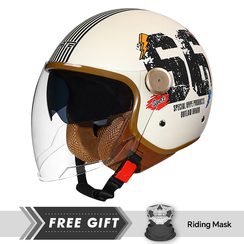 Casco da moto a faccia aperta  - Motorcycle Gear In Store recensione e prezzo