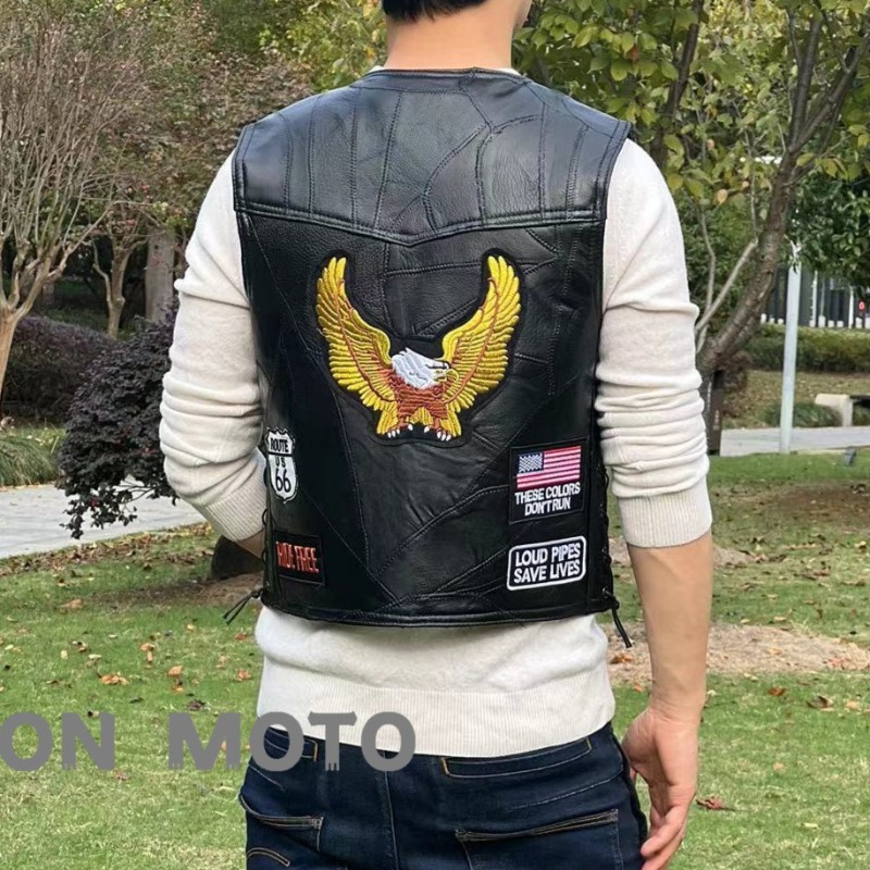 NUOVO Gilet da Moto per Uomo,  - Riding Jacket Leather recensione e prezzo
