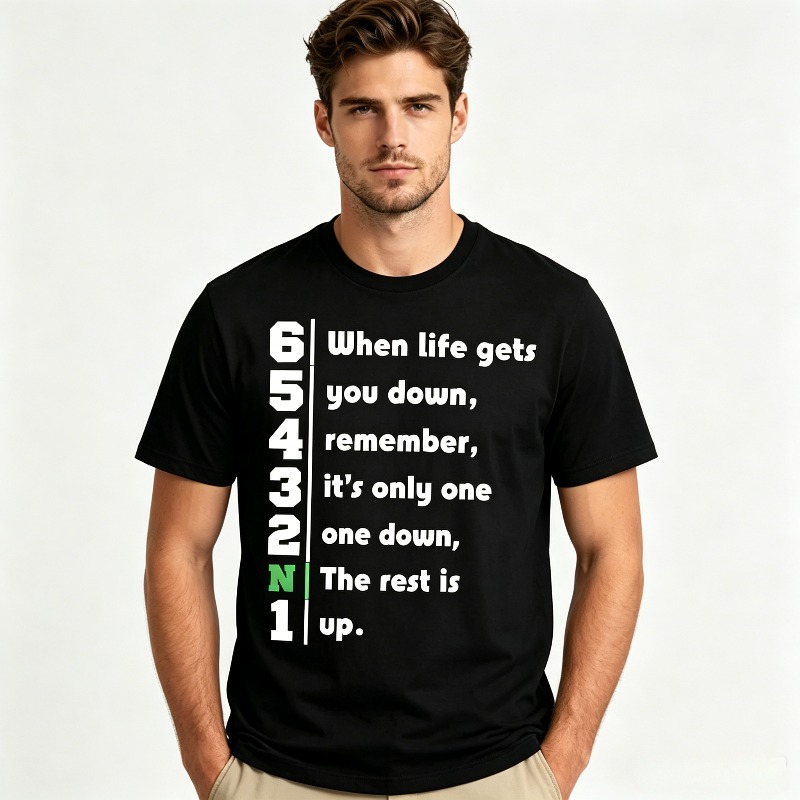 1N23456 T-shirt Grafica con Ci - Motorcycle Gear Quotes recensione e prezzo