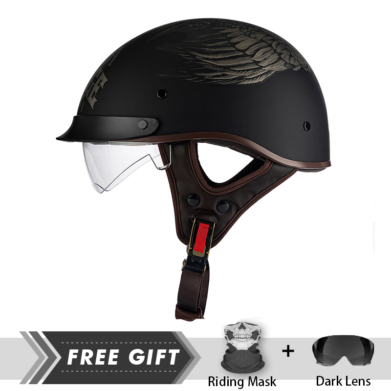 Crash Headpiece Half Face Helm - Motorcycle Gear In Store recensione e prezzo
