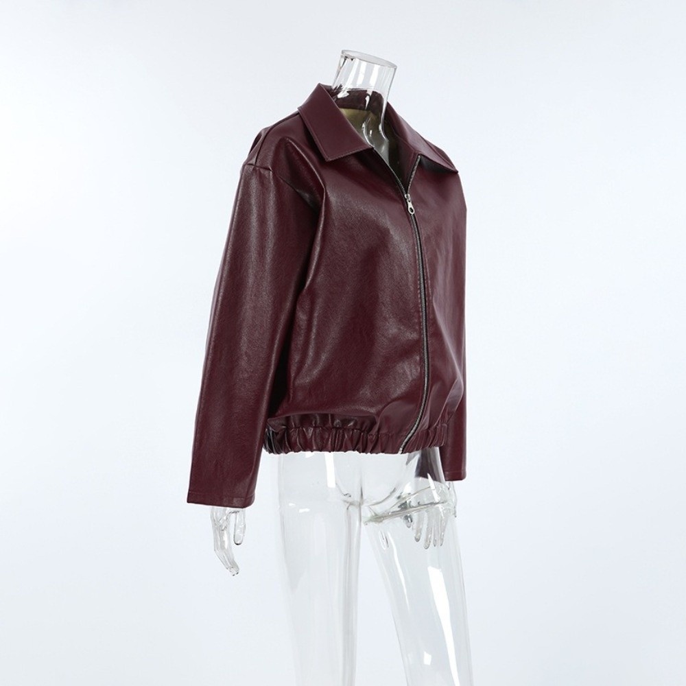 Giacca Vintage in Pelle PU Eff - Motorcycle Gear Outfit recensione e prezzo
