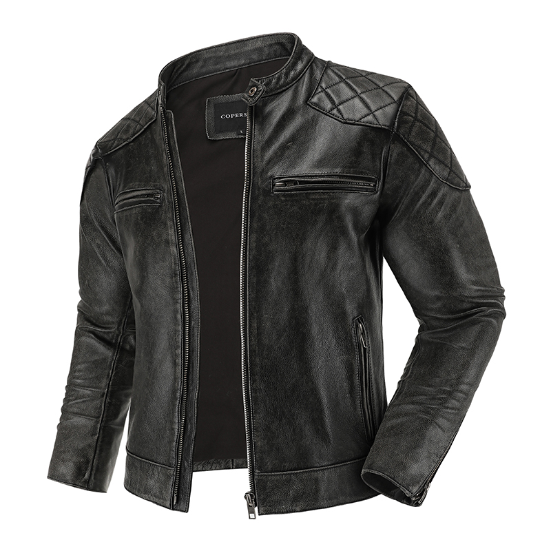 Giacca in pelle retrò tuta da  - Riding Jacket Leather recensione e prezzo