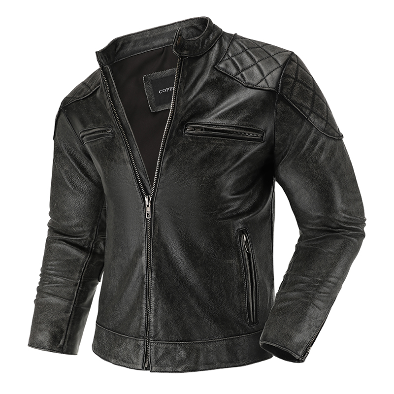 Giacca in pelle retrò tuta da  - Riding Jacket Leather recensione e prezzo