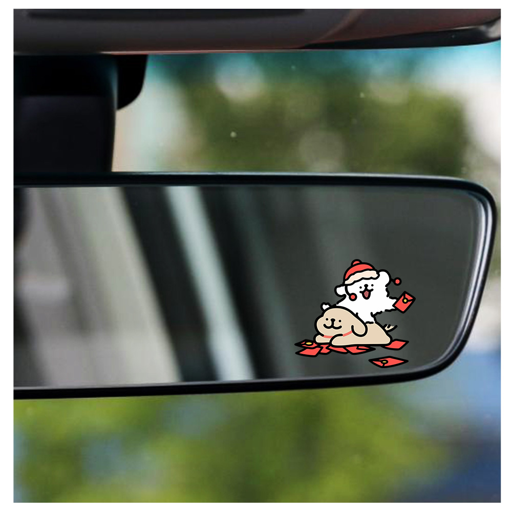 Adesivo per auto con cucciolo  - Motorcycle Gear For Dogs recensione e prezzo
