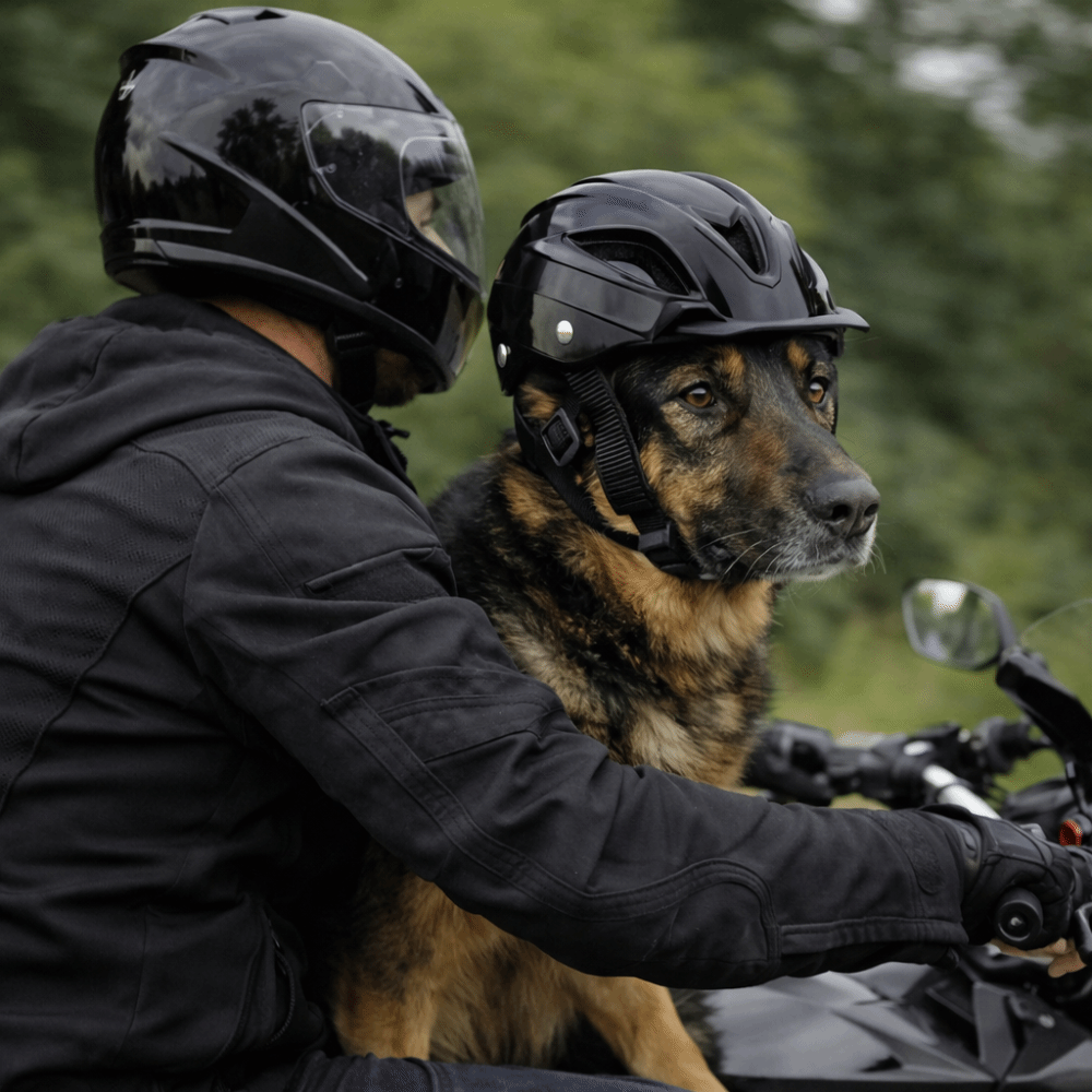 Casco per Cani Regolabile, Tin - Motorcycle Gear For Dogs recensione e prezzo